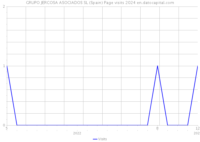 GRUPO JERCOSA ASOCIADOS SL (Spain) Page visits 2024 