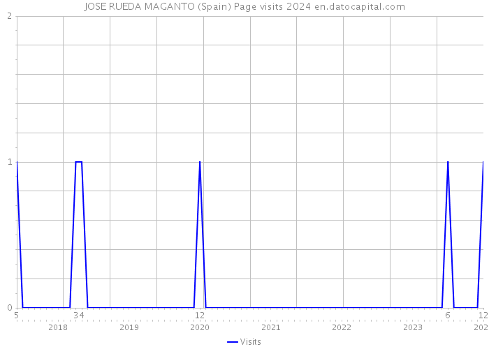JOSE RUEDA MAGANTO (Spain) Page visits 2024 