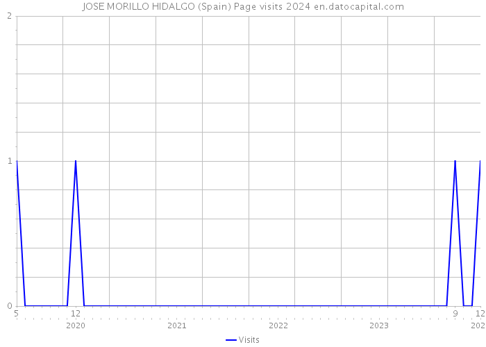 JOSE MORILLO HIDALGO (Spain) Page visits 2024 