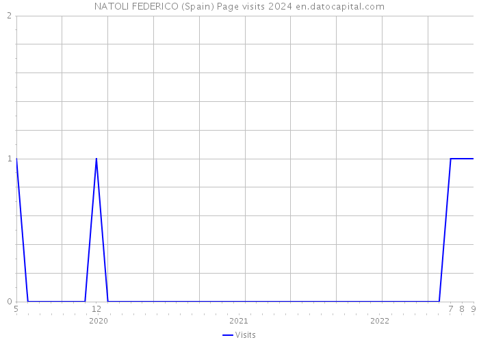 NATOLI FEDERICO (Spain) Page visits 2024 