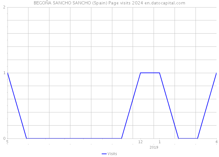 BEGOÑA SANCHO SANCHO (Spain) Page visits 2024 