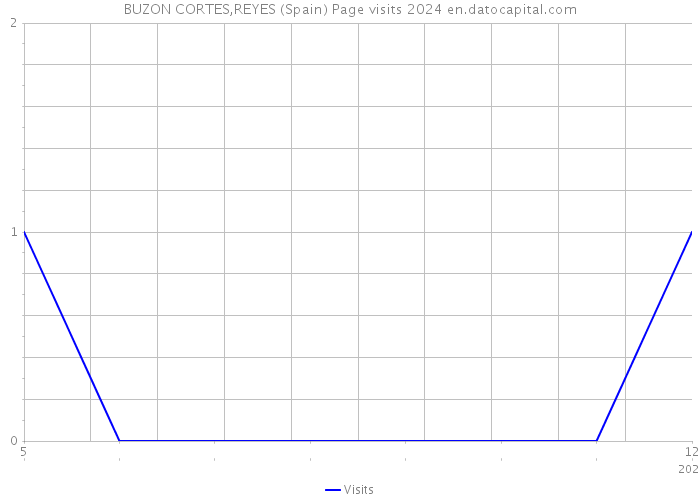 BUZON CORTES,REYES (Spain) Page visits 2024 