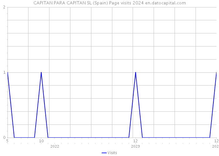 CAPITAN PARA CAPITAN SL (Spain) Page visits 2024 