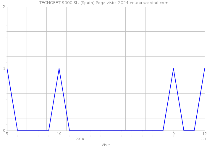 TECNOBET 3000 SL. (Spain) Page visits 2024 