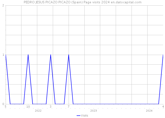 PEDRO JESUS PICAZO PICAZO (Spain) Page visits 2024 
