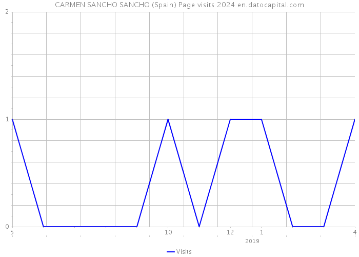 CARMEN SANCHO SANCHO (Spain) Page visits 2024 
