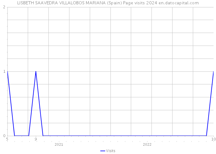 LISBETH SAAVEDRA VILLALOBOS MARIANA (Spain) Page visits 2024 