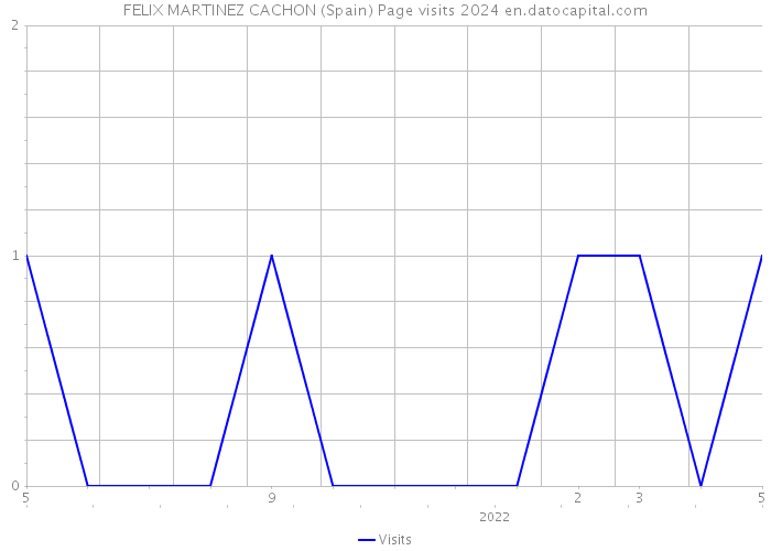 FELIX MARTINEZ CACHON (Spain) Page visits 2024 