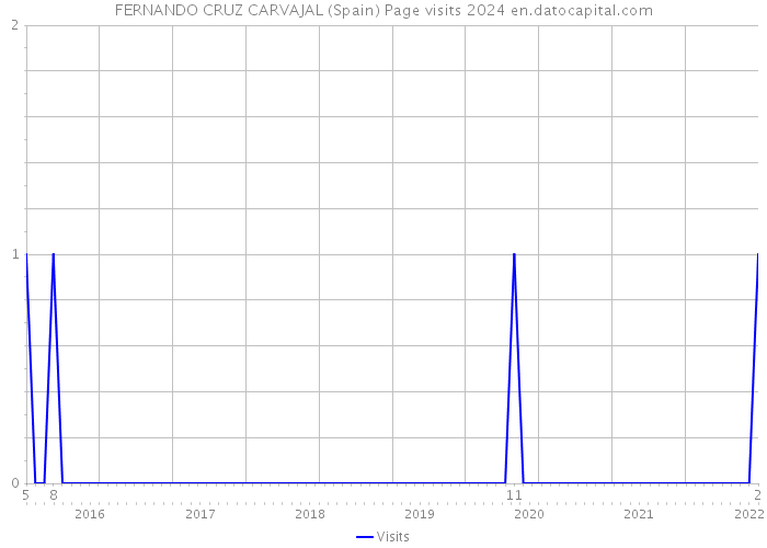 FERNANDO CRUZ CARVAJAL (Spain) Page visits 2024 