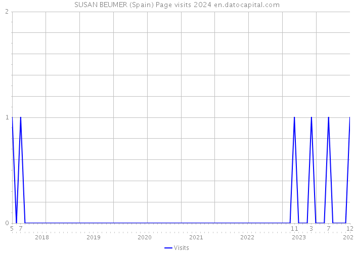 SUSAN BEUMER (Spain) Page visits 2024 