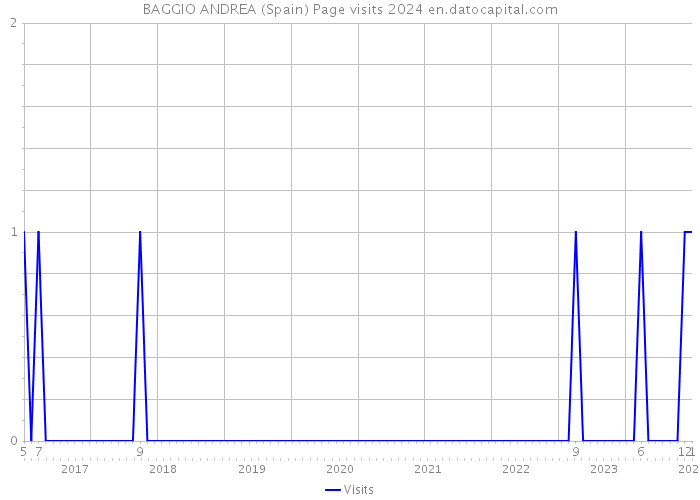 BAGGIO ANDREA (Spain) Page visits 2024 
