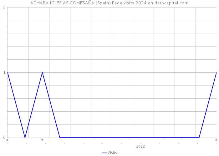 ADHARA IGLESIAS COMESAÑA (Spain) Page visits 2024 