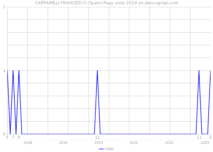 CAPPARELLI FRANCESCO (Spain) Page visits 2024 