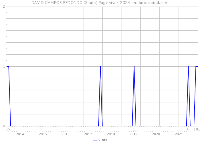 DAVID CAMPOS REDONDO (Spain) Page visits 2024 
