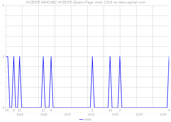 VICENTE SANCHEZ VICENTE (Spain) Page visits 2024 