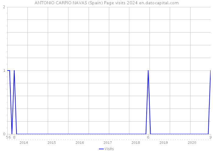ANTONIO CARPIO NAVAS (Spain) Page visits 2024 