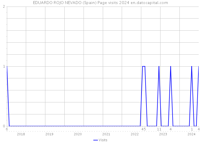 EDUARDO ROJO NEVADO (Spain) Page visits 2024 