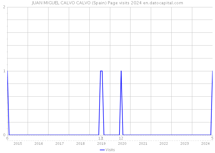 JUAN MIGUEL CALVO CALVO (Spain) Page visits 2024 