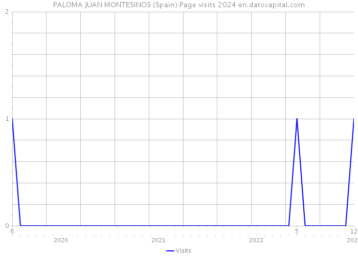 PALOMA JUAN MONTESINOS (Spain) Page visits 2024 