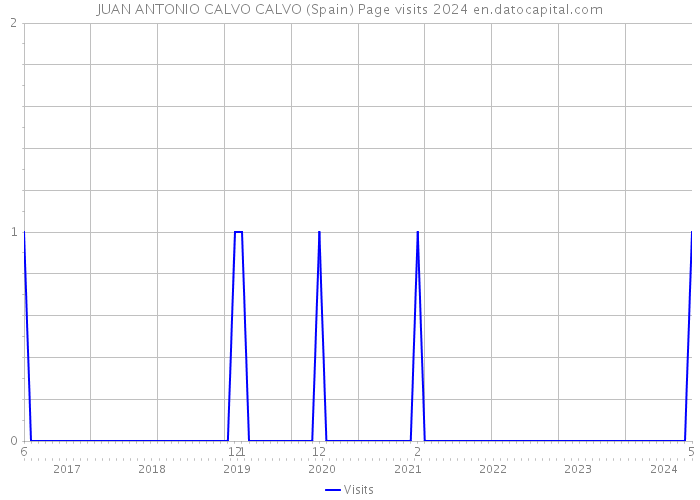 JUAN ANTONIO CALVO CALVO (Spain) Page visits 2024 