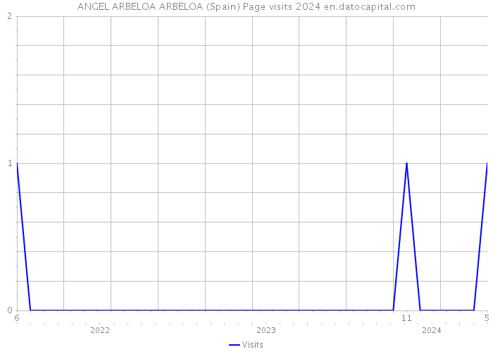 ANGEL ARBELOA ARBELOA (Spain) Page visits 2024 
