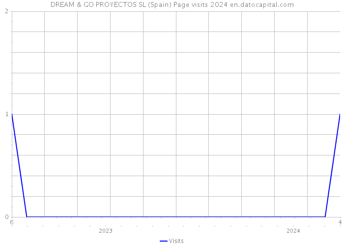 DREAM & GO PROYECTOS SL (Spain) Page visits 2024 