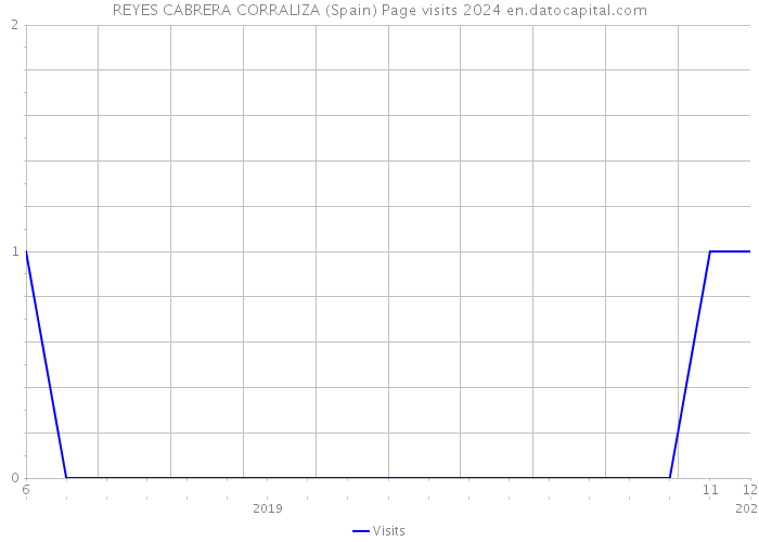 REYES CABRERA CORRALIZA (Spain) Page visits 2024 