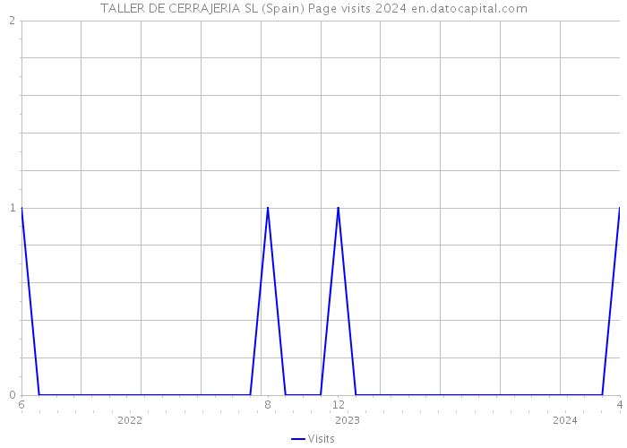 TALLER DE CERRAJERIA SL (Spain) Page visits 2024 