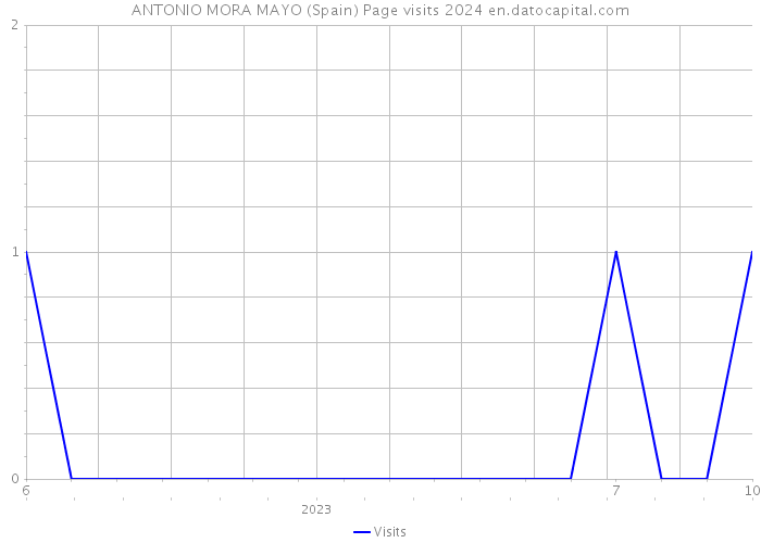 ANTONIO MORA MAYO (Spain) Page visits 2024 