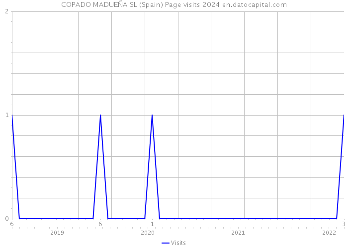COPADO MADUEÑA SL (Spain) Page visits 2024 