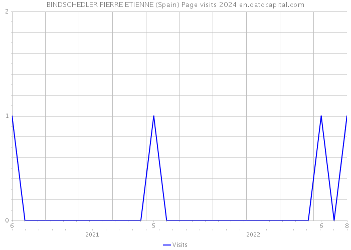 BINDSCHEDLER PIERRE ETIENNE (Spain) Page visits 2024 