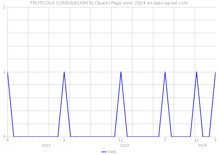 FRUTICOLA CONSOLACION SL (Spain) Page visits 2024 