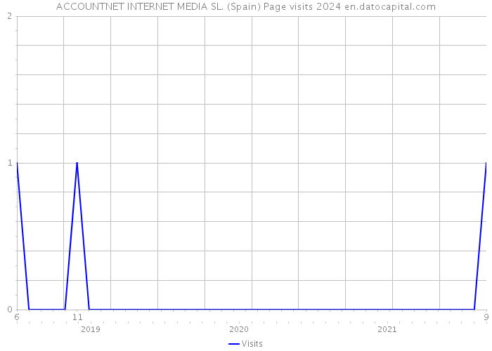 ACCOUNTNET INTERNET MEDIA SL. (Spain) Page visits 2024 