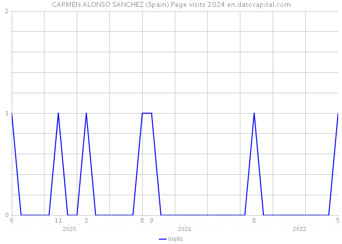 CARMEN ALONSO SANCHEZ (Spain) Page visits 2024 