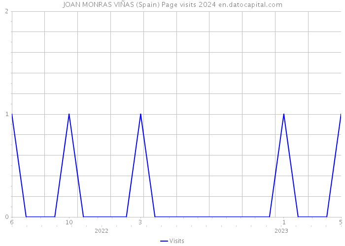 JOAN MONRAS VIÑAS (Spain) Page visits 2024 
