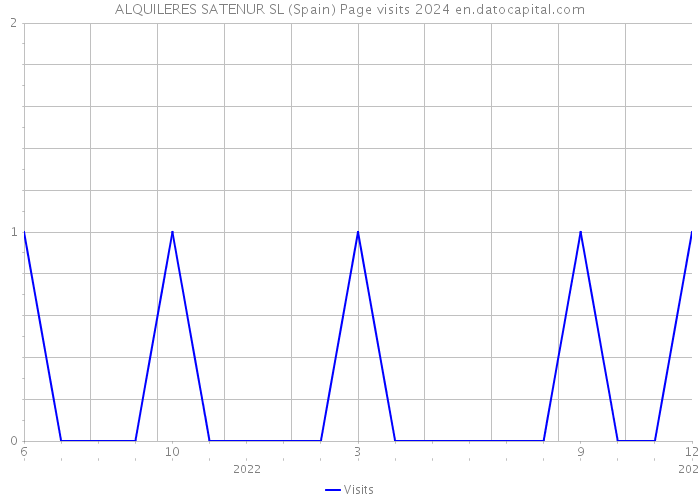 ALQUILERES SATENUR SL (Spain) Page visits 2024 