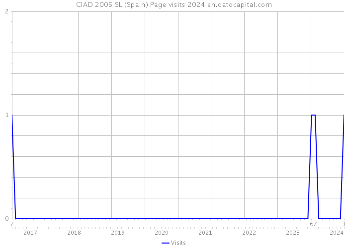 CIAD 2005 SL (Spain) Page visits 2024 