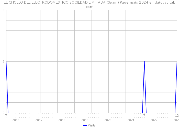 EL CHOLLO DEL ELECTRODOMESTICO,SOCIEDAD LIMITADA (Spain) Page visits 2024 