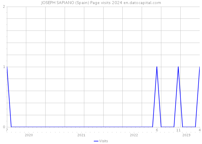 JOSEPH SAPIANO (Spain) Page visits 2024 
