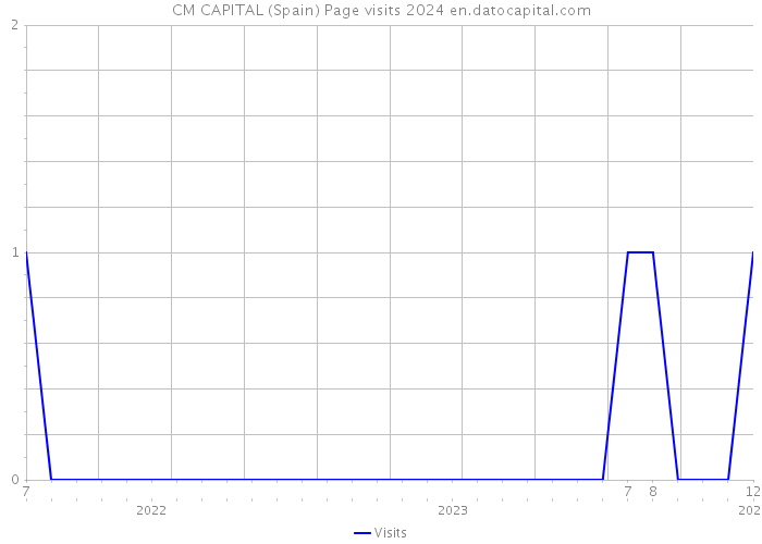 CM CAPITAL (Spain) Page visits 2024 