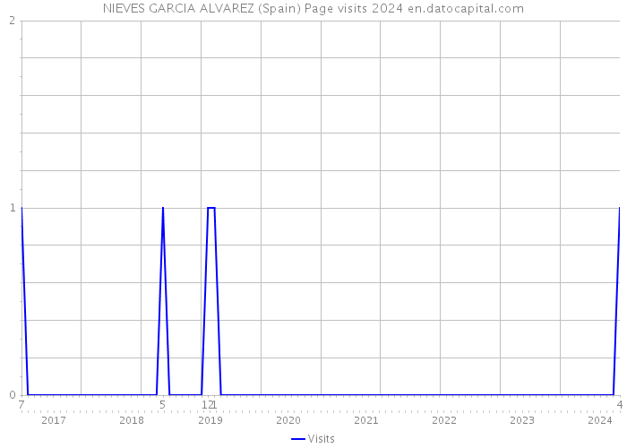 NIEVES GARCIA ALVAREZ (Spain) Page visits 2024 