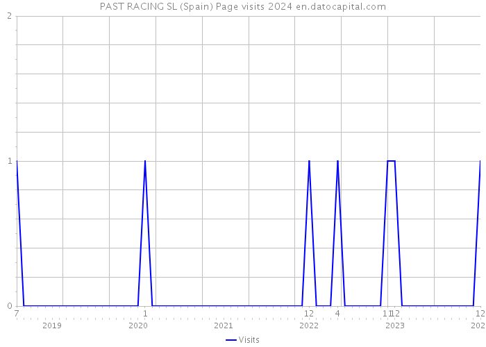 PAST RACING SL (Spain) Page visits 2024 
