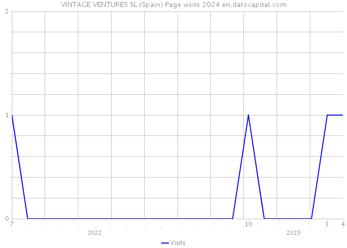 VINTAGE VENTURES SL (Spain) Page visits 2024 