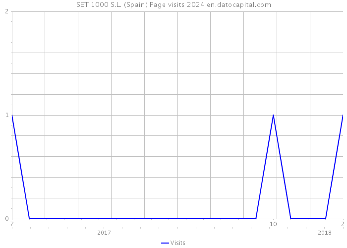 SET 1000 S.L. (Spain) Page visits 2024 