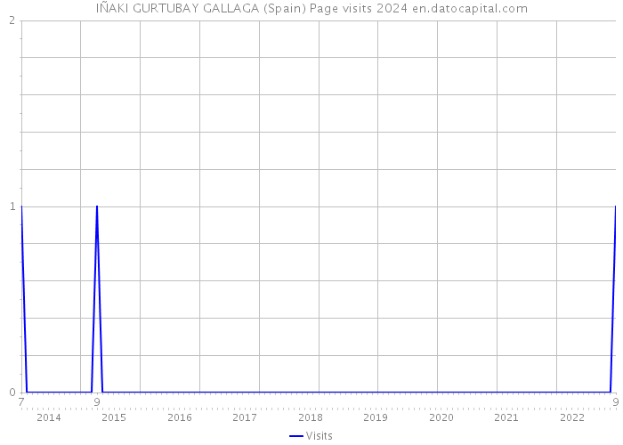 IÑAKI GURTUBAY GALLAGA (Spain) Page visits 2024 