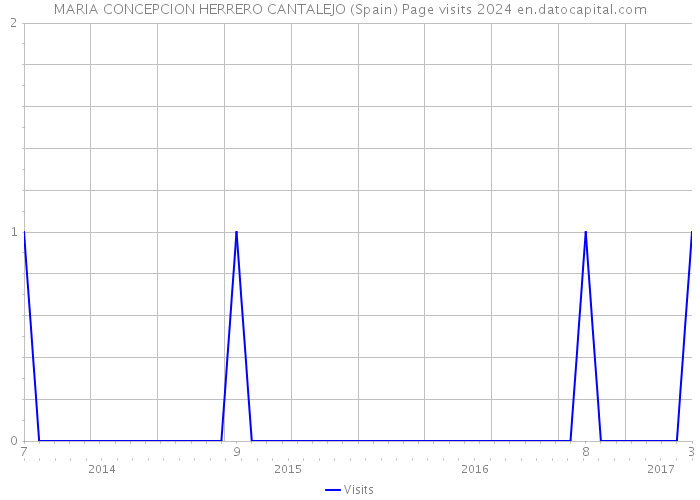 MARIA CONCEPCION HERRERO CANTALEJO (Spain) Page visits 2024 