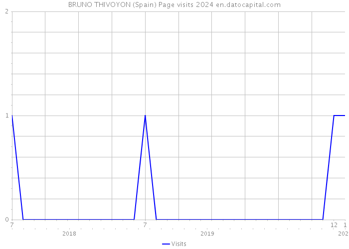 BRUNO THIVOYON (Spain) Page visits 2024 