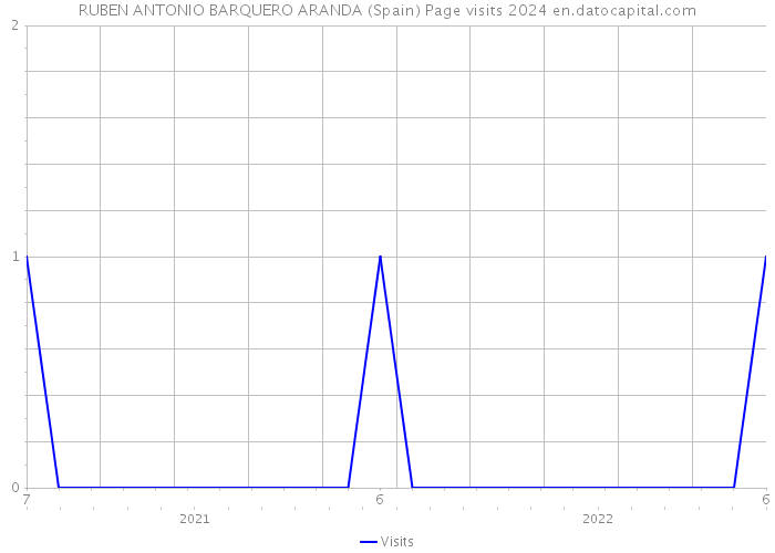 RUBEN ANTONIO BARQUERO ARANDA (Spain) Page visits 2024 