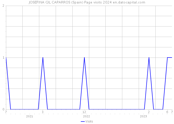 JOSEFINA GIL CAPARROS (Spain) Page visits 2024 