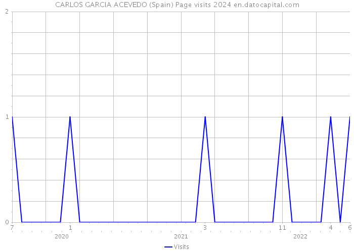 CARLOS GARCIA ACEVEDO (Spain) Page visits 2024 